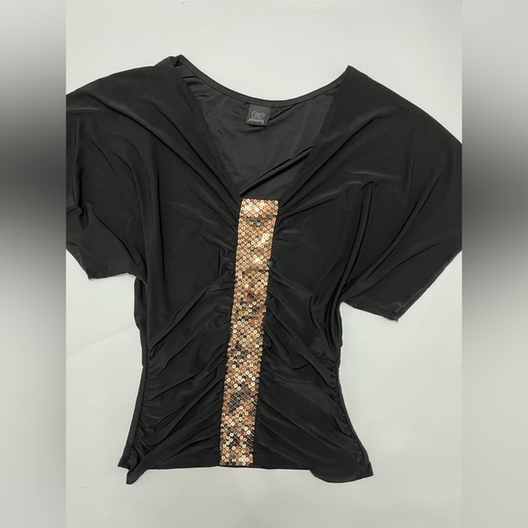 Anisette - true y2k Mcbling sequin shirt with butterfly sleeves - size small - Picture 6 of 10